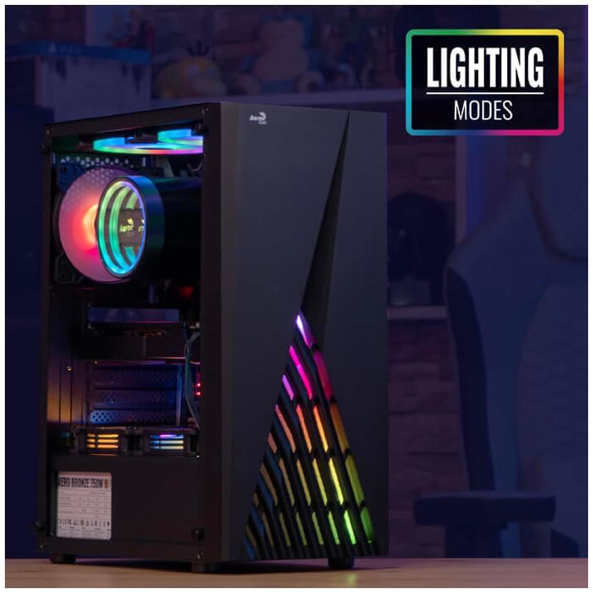 Gabinete Aerocool Delta 1 Fan Rgb Atx Mid Tower